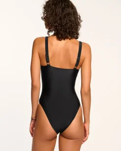 Hudson Embellished One Piece Swimsuit