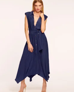 Ivy Belted Midi Dress