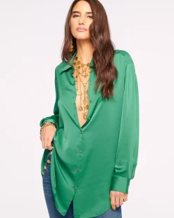 Kolby Oversized Button Down Blouse