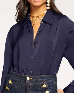 Kolby Oversized Button Down Blouse