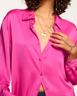 Kolby Oversized Button Down Blouse