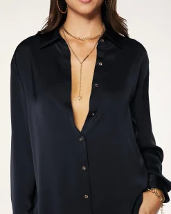 Kolby Oversized Button Down Blouse