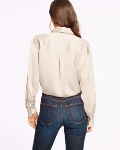 Kolby Oversized Button Down Blouse