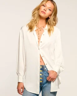 Kolby Oversized Button Down Blouse