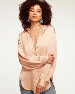 Kolby Oversized Button Down Blouse