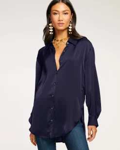 Kolby Oversized Button Down Blouse