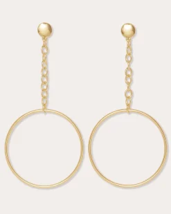Lea Teardrop Hoop Earrings