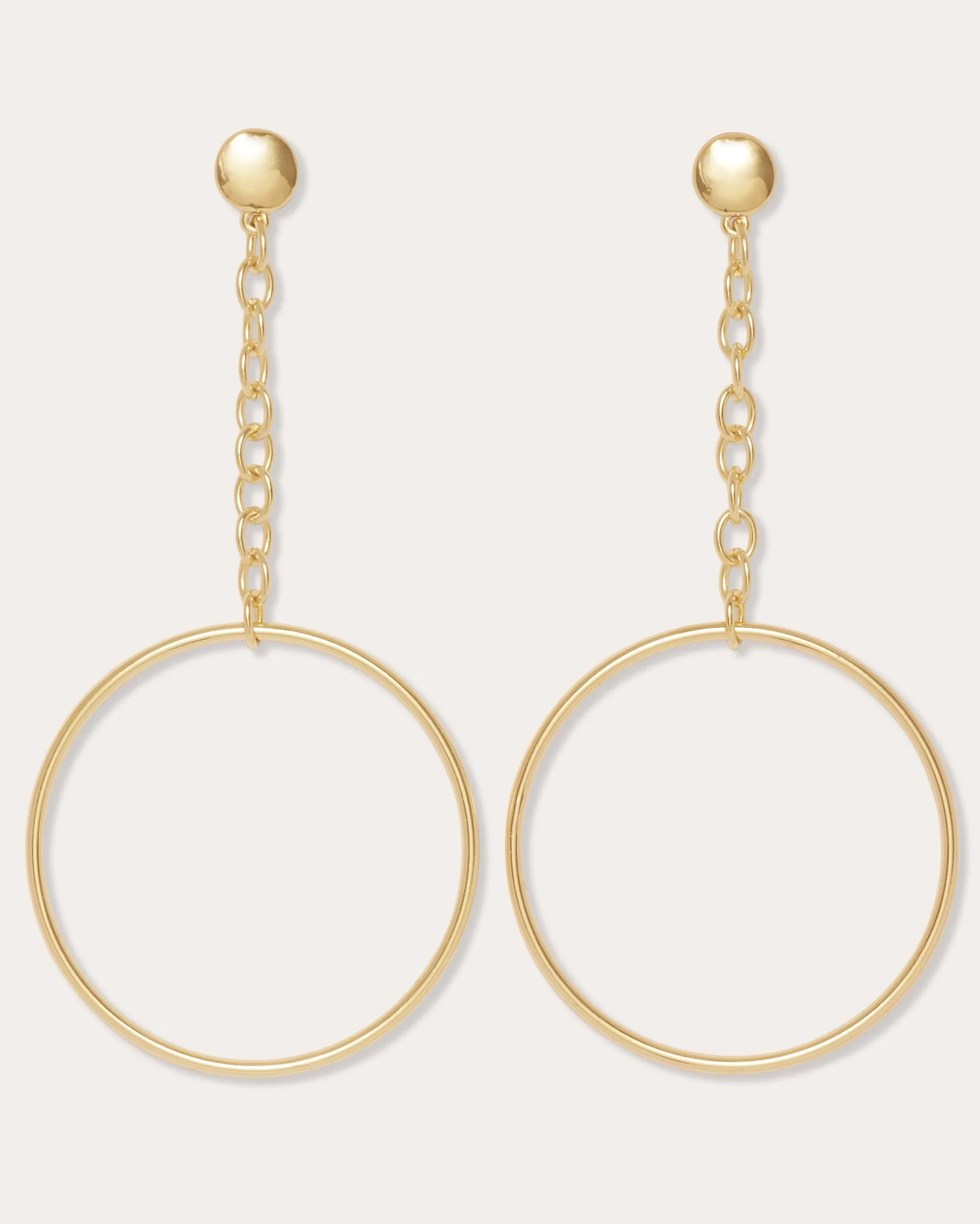 Lea Teardrop Hoop Earrings
