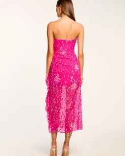 Leonard Strapless Midi Dress