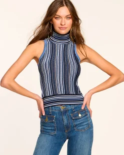 Leonie Sleeveless Knit Turtleneck