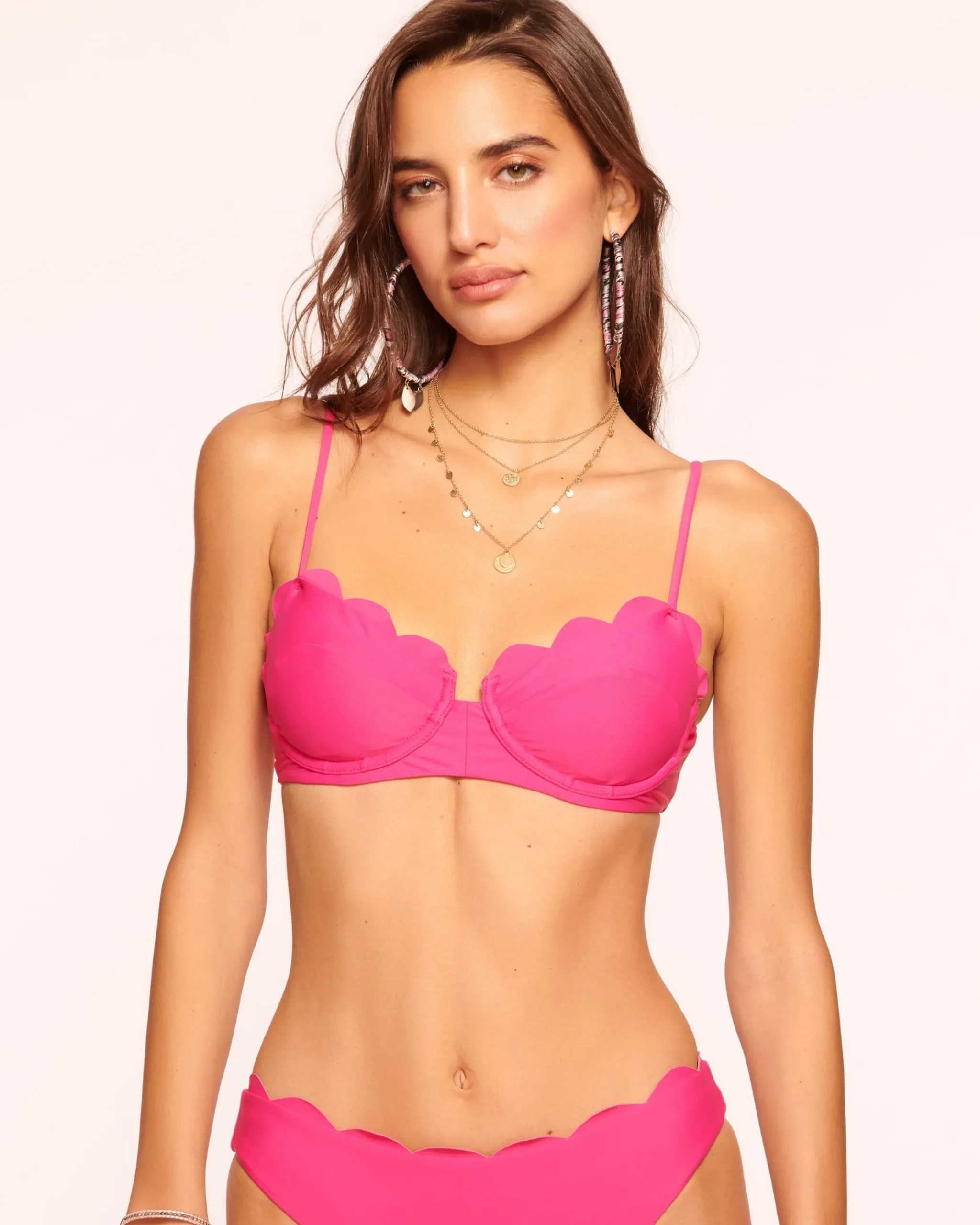 Leyla Scalloped Underwire Bikini Top