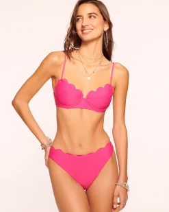 Leyla Scalloped Underwire Bikini Top