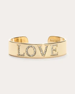 Love Statement Cuff Bracelet