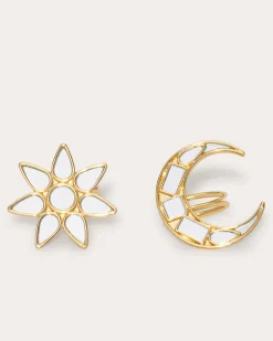 Lunar Mirrored Ring Set