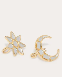 Lunar Mirrored Ring Set