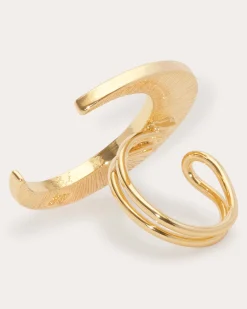 Lunar Mirrored Ring Set