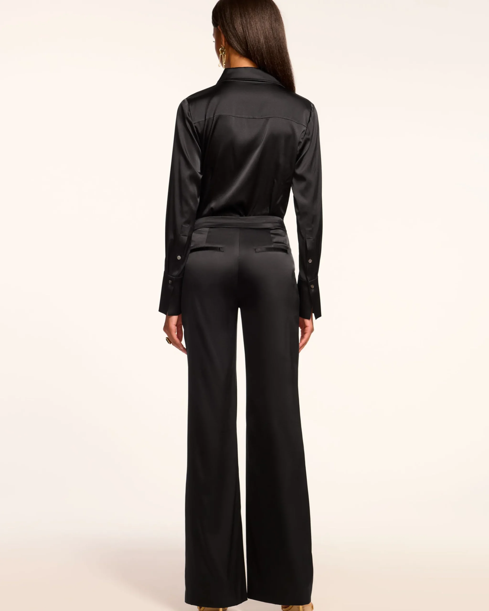 Marvia Stretch Silk Pant