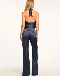 Marvia Stretch Silk Pant