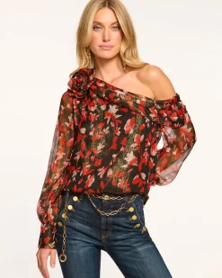 Maylien Off-The-Shoulder Blouse