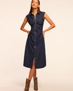 Mihal Cotton Poplin Midi Dress