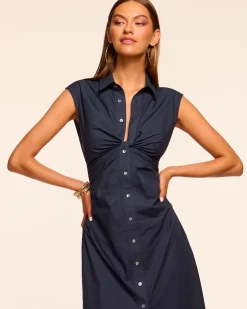 Mihal Cotton Poplin Midi Dress