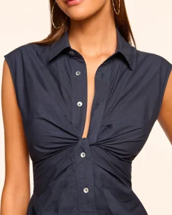 Mihal Cotton Poplin Midi Dress