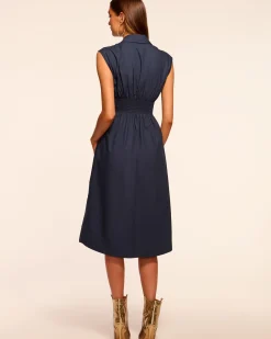 Mihal Cotton Poplin Midi Dress