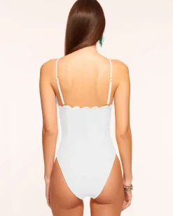 Mikayla Scalloped One Piece Swimsuit