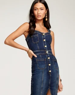 Monica Denim Midi Dress