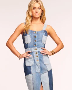 Monica Denim Midi Dress