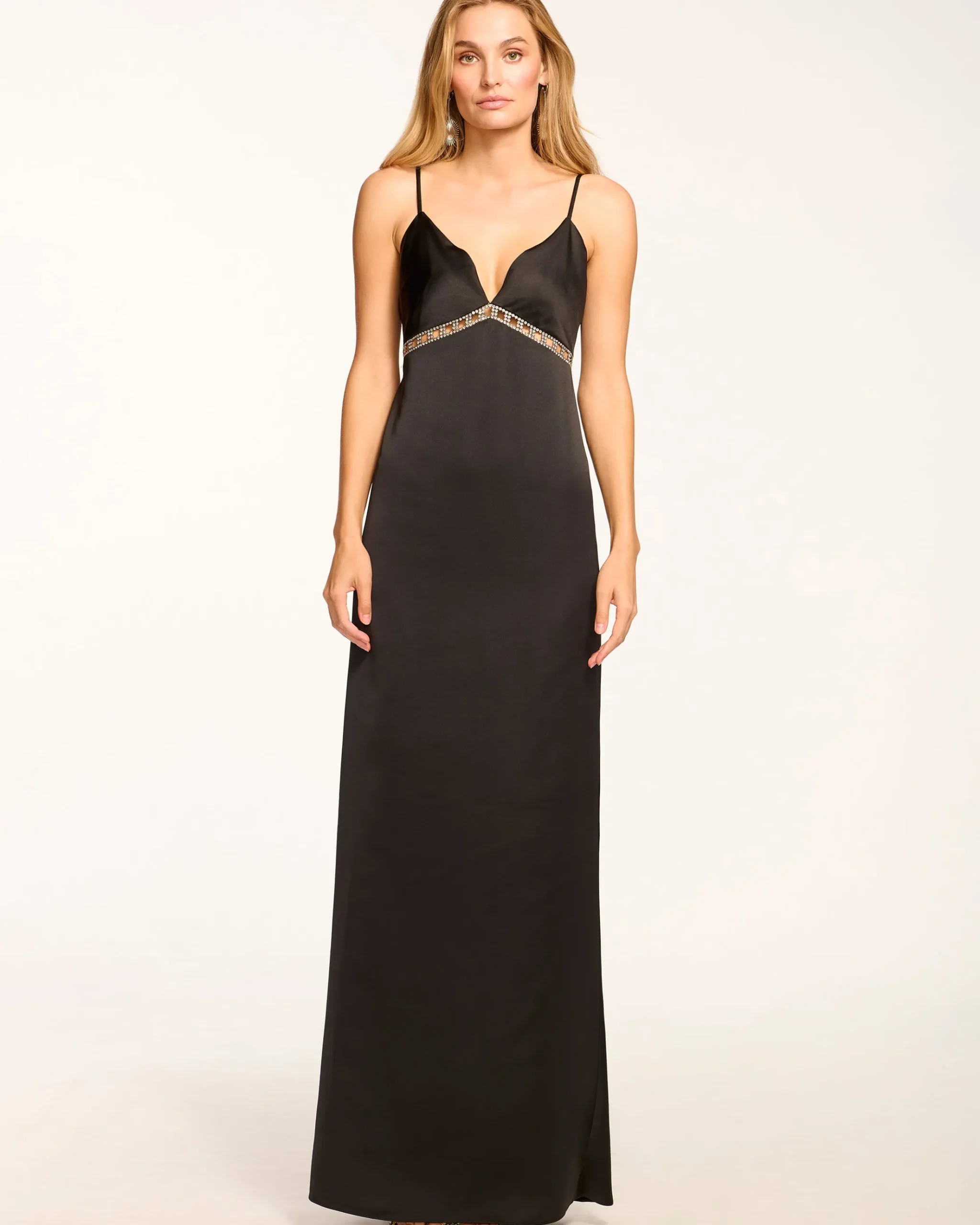 Mosby Embellished Empire Waist Gown
