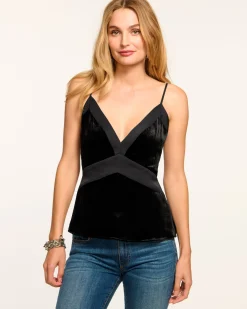 Otis Velvet V-Neck Cami Tank Top