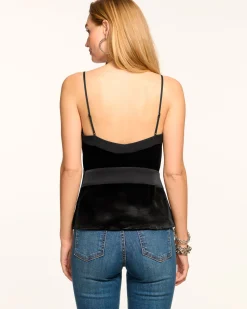 Otis Velvet V-Neck Cami Tank Top