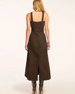 Pamela Sleeveless Denim Midi Dress