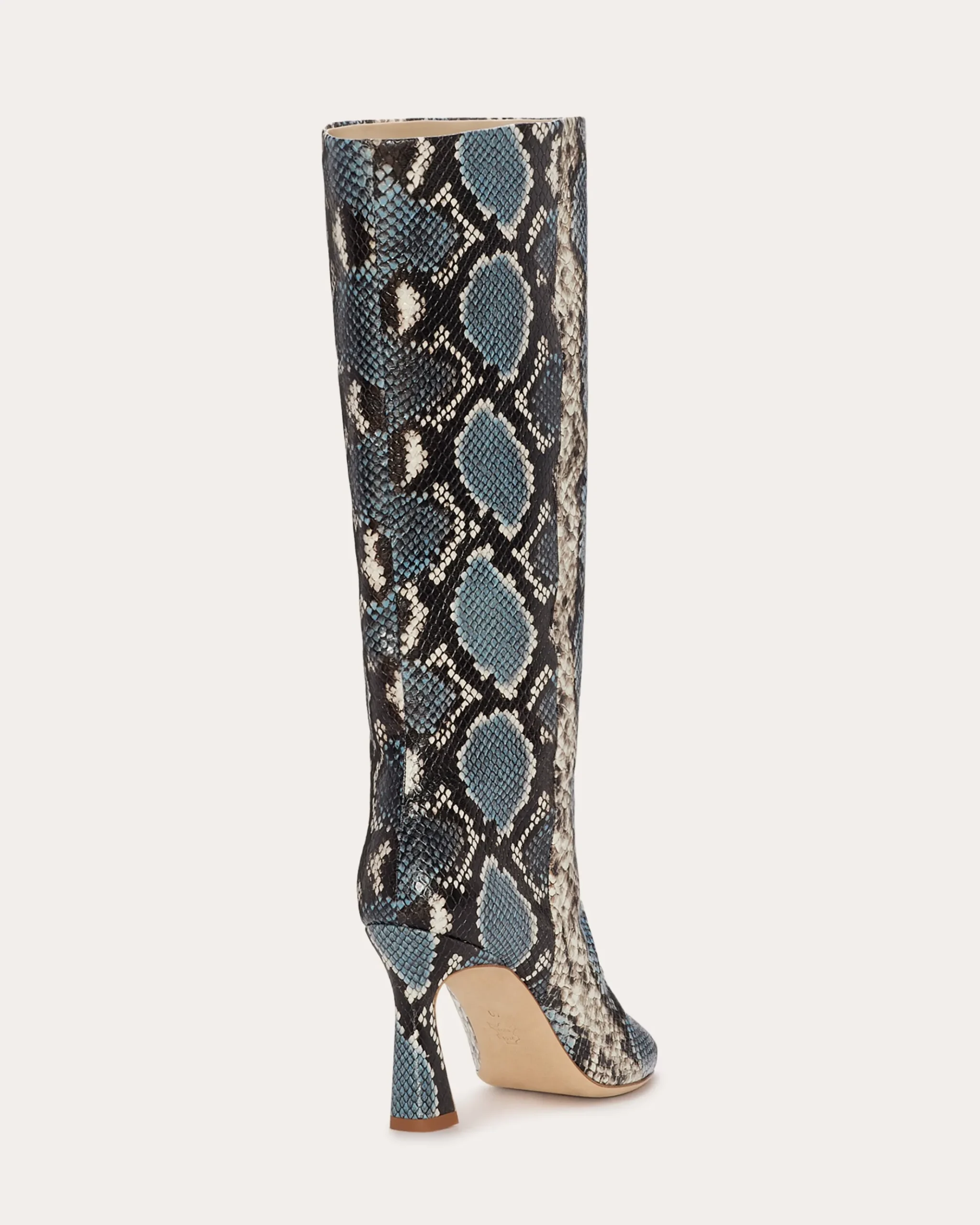 Queen Heeled Snake Boots