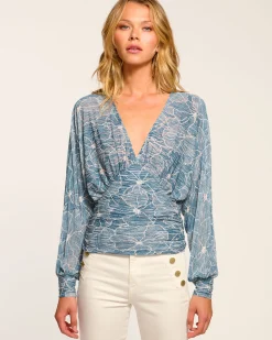 Randie Long Sleeve V-Neck Blouse