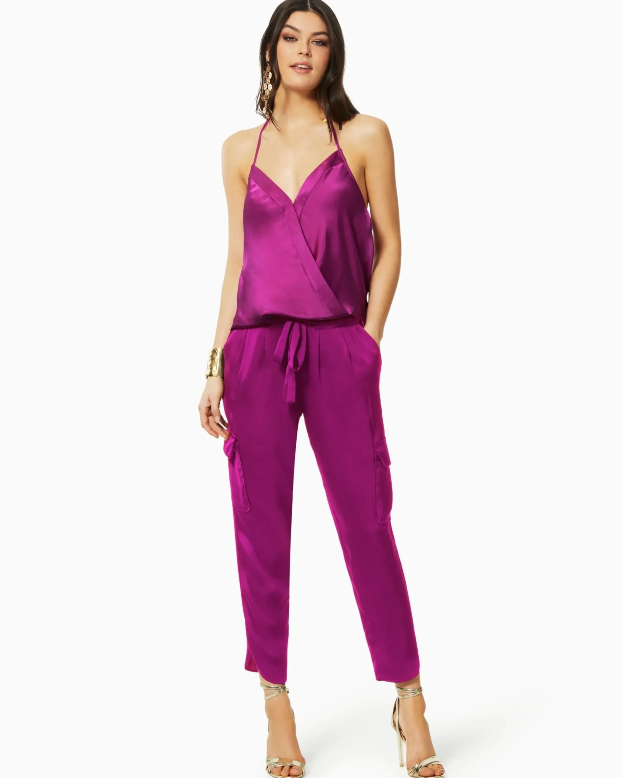 Satin Pocket Allyn Pant