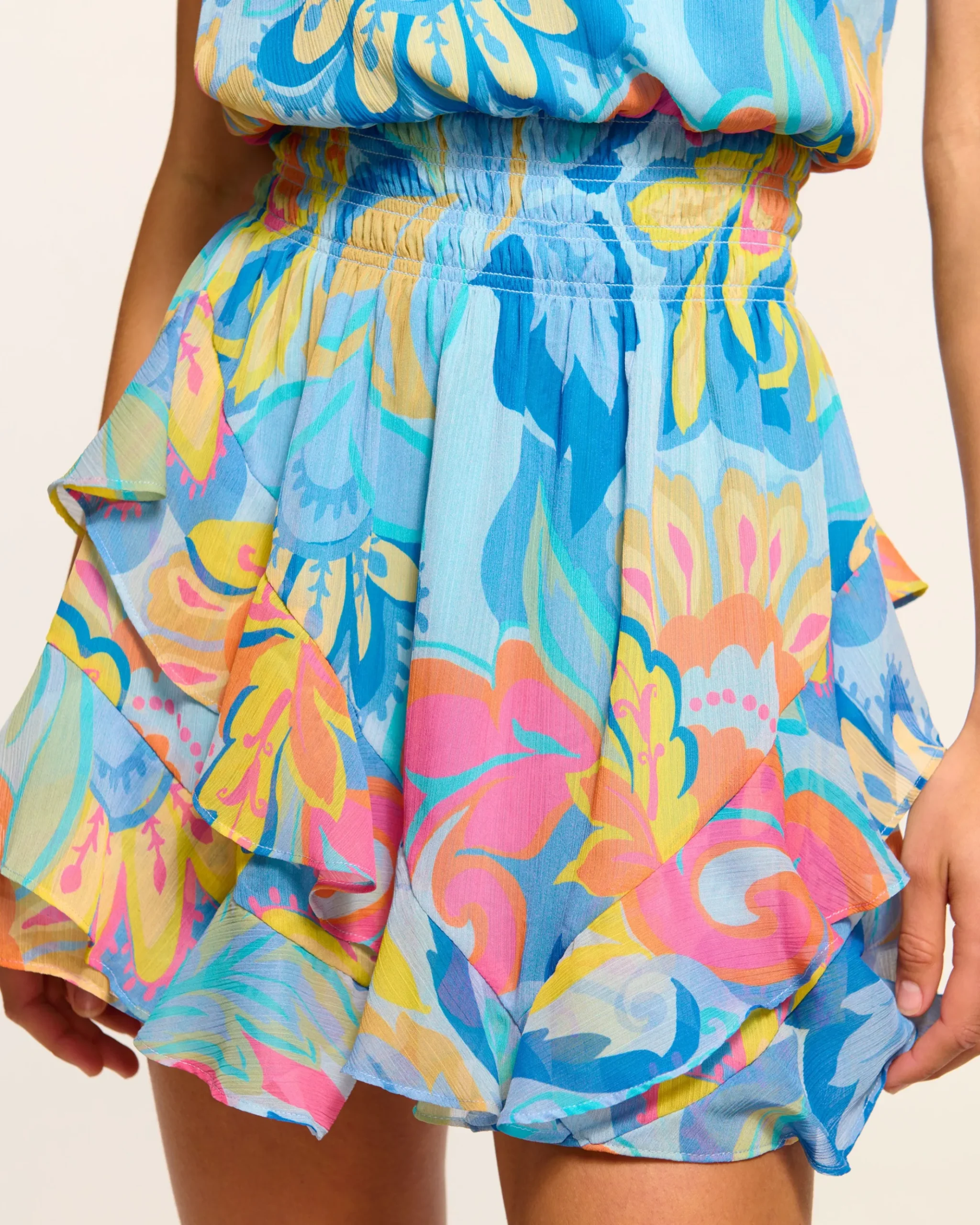 Simone Smocked Mini Dress