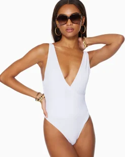 Soren V-Neck One Piece Swimsuit