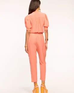 Tracey Puff Sleeve Jumpsuit