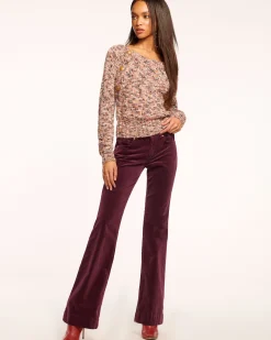 Velvet Kyle Low Rise Flare Jean