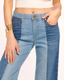 Vinnie Wide Leg Two-Tone Jean