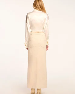 Xavier Denim Maxi Skirt