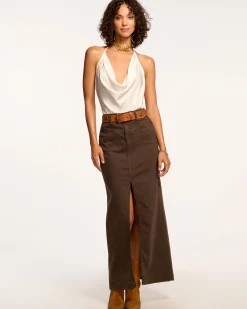 Xavier Denim Maxi Skirt
