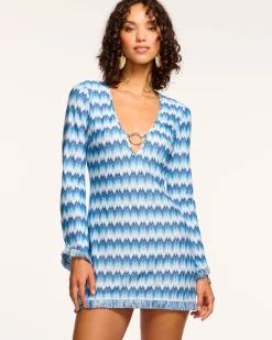 Zig Zag Cassie Coverup Mini Dress